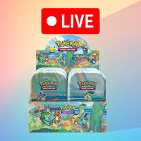 LIVE 1 (one) Random Tin Kanto Friends - Silver Tempest and Astral Radiance packs inside