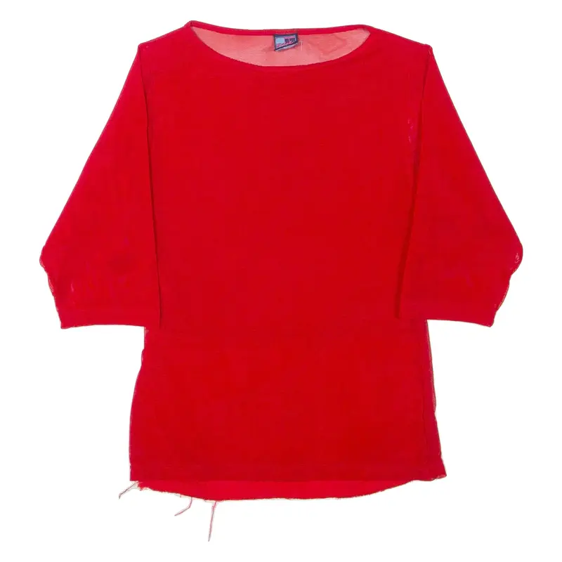 Womens Top Red 3/4 Sleeve S
