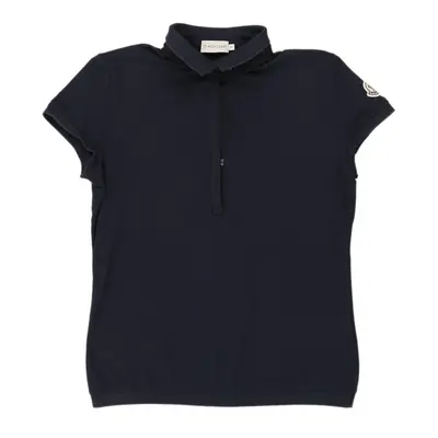 Moncler Polo Shirt - Small Navy Cotton | Size: small