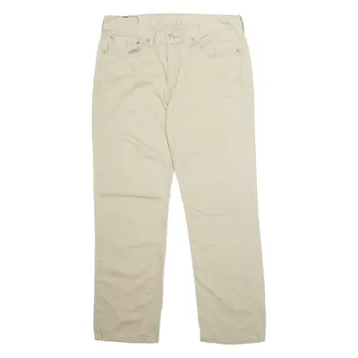 LEVI'S 514 Mens Trousers Beige Regular Straight W34 L30