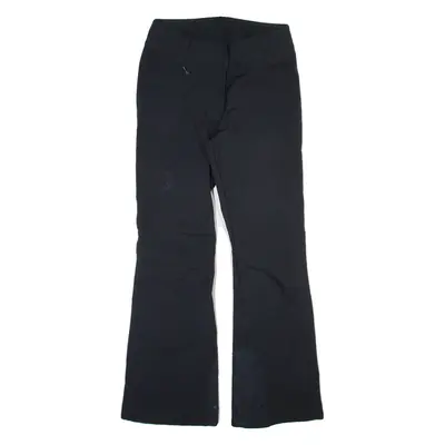 SNOW TECH Womens Trousers Black Slim Bootcut W30 L30