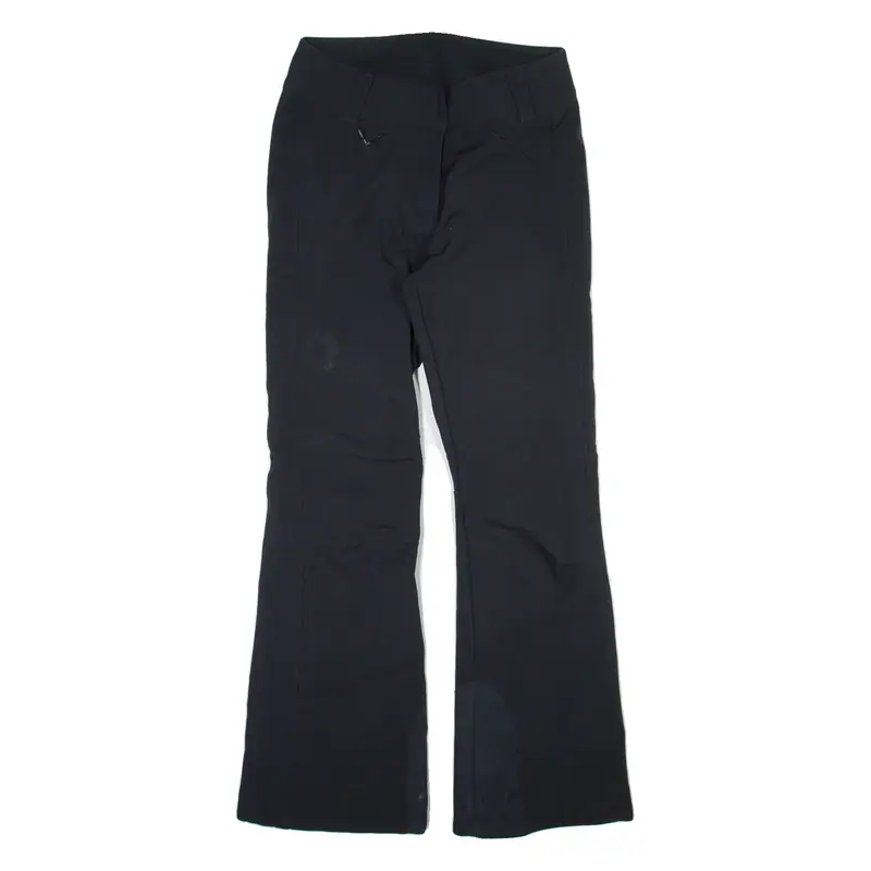 SNOW TECH Womens Trousers Black Slim Bootcut W30 L30