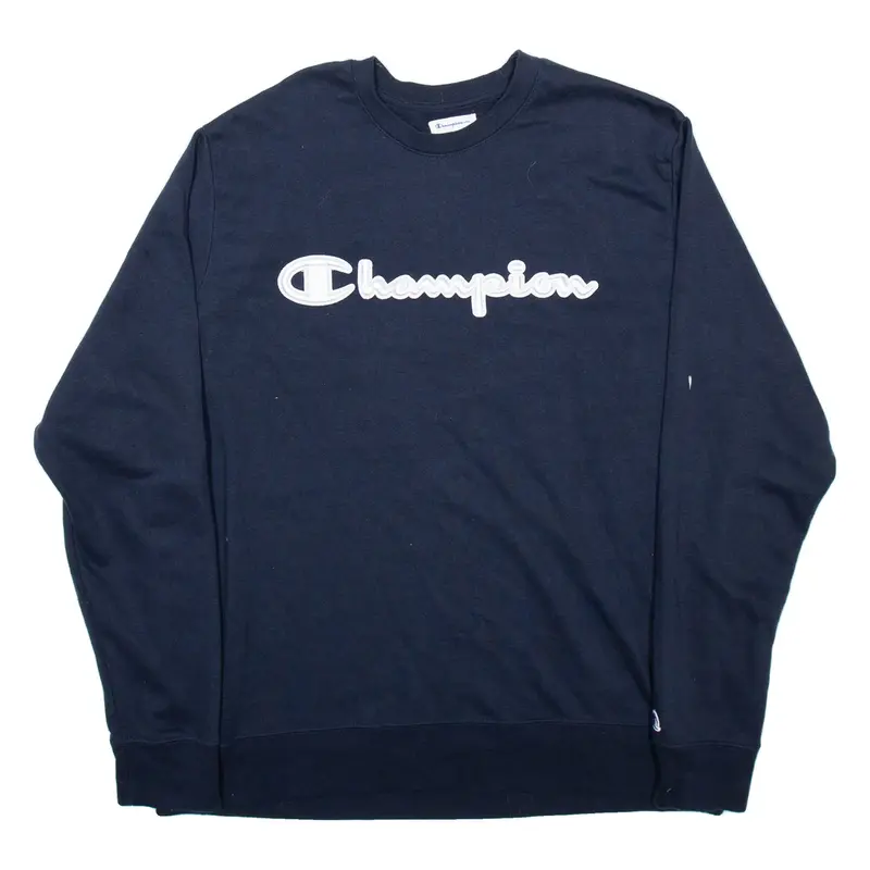 CHAMPION Mens Sweatshirt Blue XL