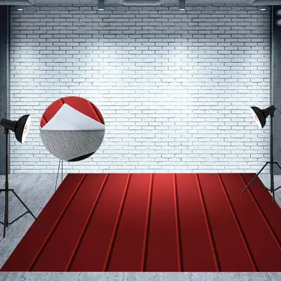 Aperturee Abstract Dark Red Stripe Pattern Fabric Floor Mat | Photography Floor Drops | Photography Floor Backdrop | Floor Ba...