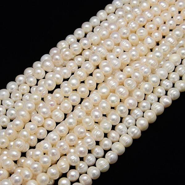 Natural Cultured Freshwater Pearl Beads Strands