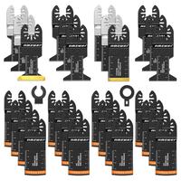 Father's Day Gifts 30 PCS Oscillating Saw Blades, Professional Universal Titanium Multitool Blades for Wood Plastics Metal, Q...
