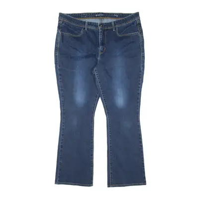 LEVI'S Classic Rise Jeans Blue Denim Slim Bootcut Stone Wash Womens W34 L27