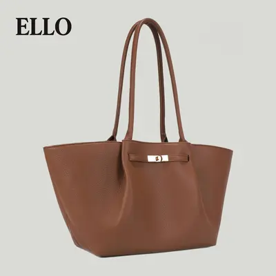 Live party Women's Large-Capacity Handbags 2025 New Solid Color Tote Bags Black Fashionable for Daily Travel