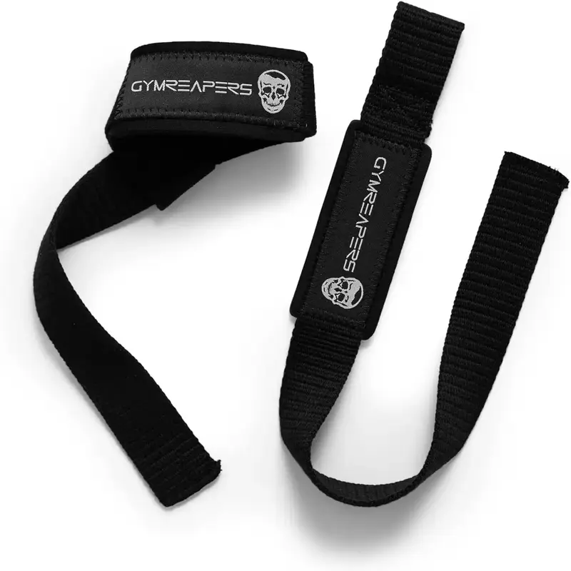 Gymreapers Lifting Wrist Straps for Weightlifting, Bodybuilding, Powerlifting, Strength Training, & Deadlifts - Padded Neopre...
