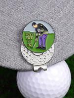 Cartoon Golf Player Design Brooch, Hat Pins, Durable Metal Pins, Accessories for Men, Cute Magnetic Brooch Pin for Hat & Back...
