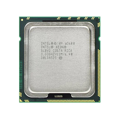 614741-001 HP 3.33GHz 6.40GT/s QPI 12MB L3 Cache Socket LGA1366 Intel Xeon W3680 6-Core Processor