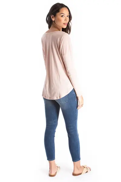 long sleeve top - pink | Size: small