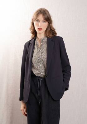 Jacket Virna Bcve613 Dark-Navy | Color: DARK NAVY | Size: 2-M