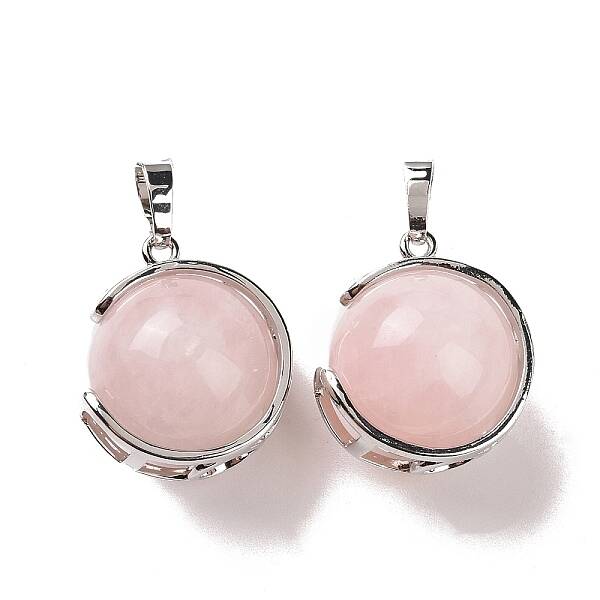 Natural Rose Quartz Pendants