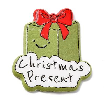 Christmas Series Printed Opaque Acrylic Pendants