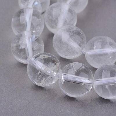 Natural Quartz Crystal Beads Strands