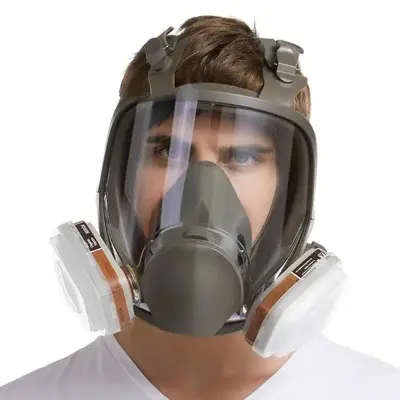 Full Facepiece Reusable Respirator 6800, 7-In-1 Design, Anti-Fog & Breathable, Ideal for Painting, Welding, Chemicals
