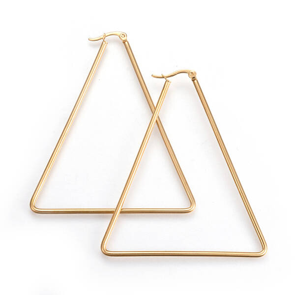 201 Stainless Steel Hoop Earrings