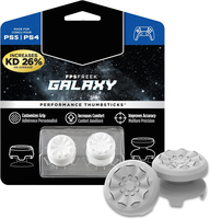 FPS Freek Galaxy White for PlayStation 4 (PS4) and PlayStation 5 (PS5) | Performance Thumbsticks | 1 High-Rise, 1 Mid-Rise | ...
