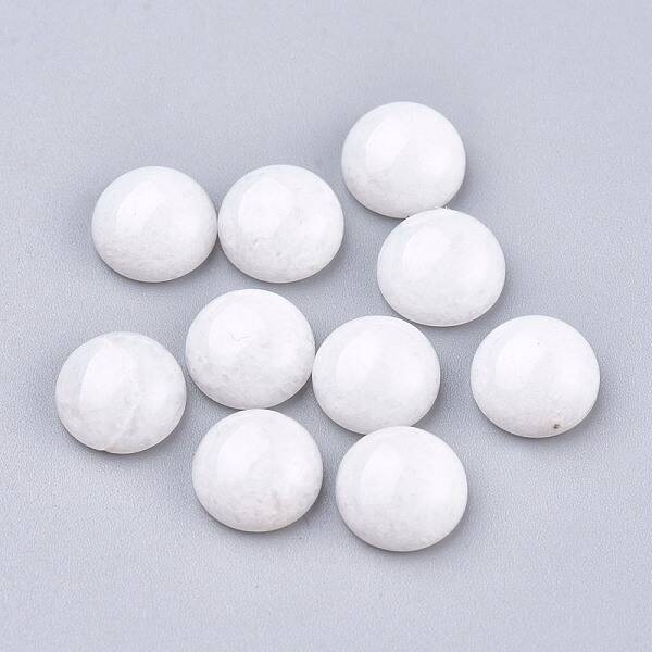 Natural White Jade Cabochons