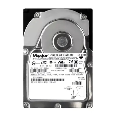 C4360 Dell 36GB Ultra-320 SCSI 15000 3.5-inch Hard Drive