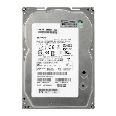606227-002 HP 450GB 6Gb/s SAS 15000 3.5-inch Hard Drive