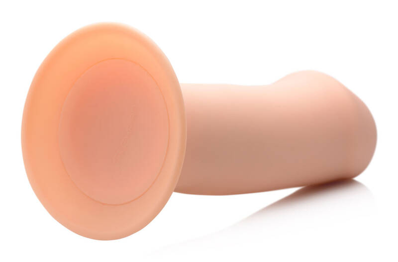 Squeezable Thick Phallic Dildo - Flesh