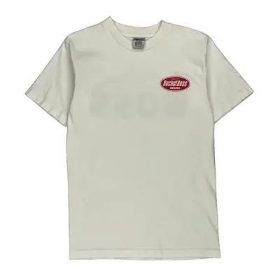 Single Stitch The Boss Made In Usa Bristol Graphic T-Shirt - Medium White Cotton