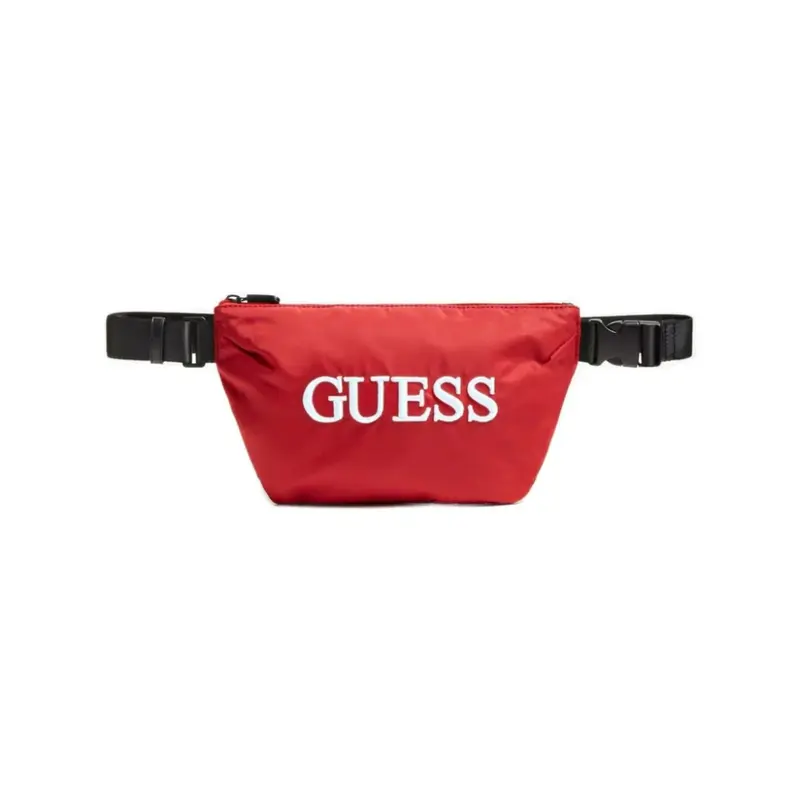 Guess, Quatro, Fabric Bum Bag, Red, 19/28.5 x 17 x 4 cm, for Men