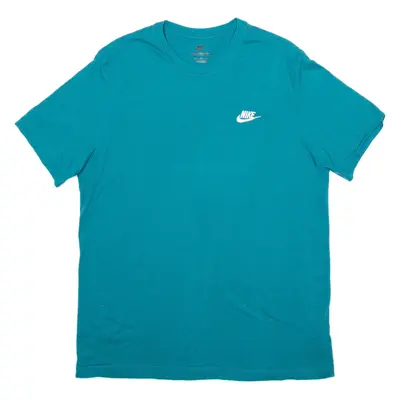 NIKE Mens T-Shirt Green L