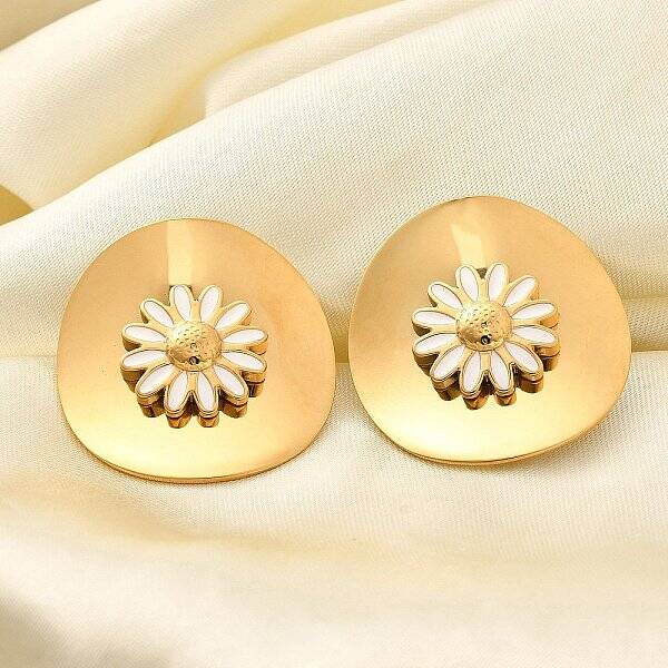304 Stainless Steel Stud Earrings