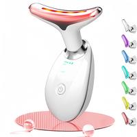 Cotsoco 7 Color Facial Massager Tool, Facial and Neck Massager with 7 LED Light, Skin Care Device, Suitable for Neck Facial L...