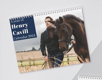 Henry Cavill 2024 Wall Calendar, Henry Cavill Wall Calendar