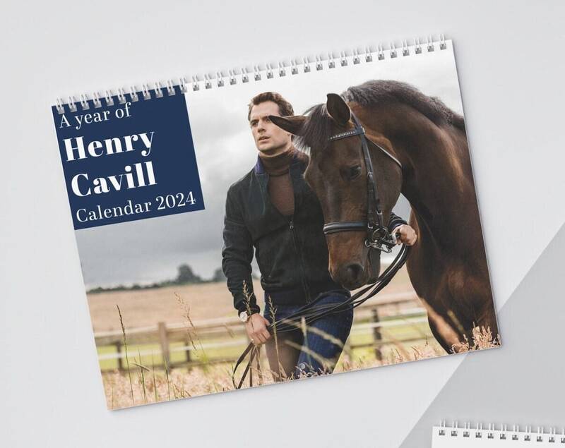 Henry Cavill 2024 Wall Calendar, Henry Cavill Wall Calendar
