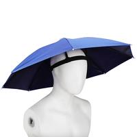 Portable Umbrella Hat, 1 Piece Hands Free Umbrella Cap, Multifunctional Sun Protection Umbrella for Outdoor Fishing Golf Gard...