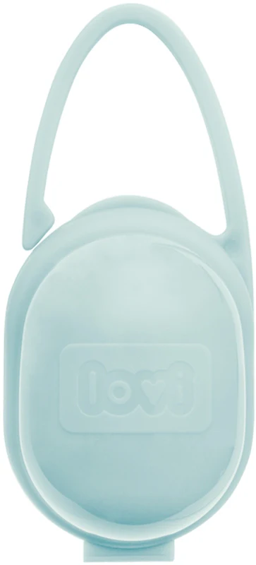 Lovi Pacifier case with practical handle mint green
