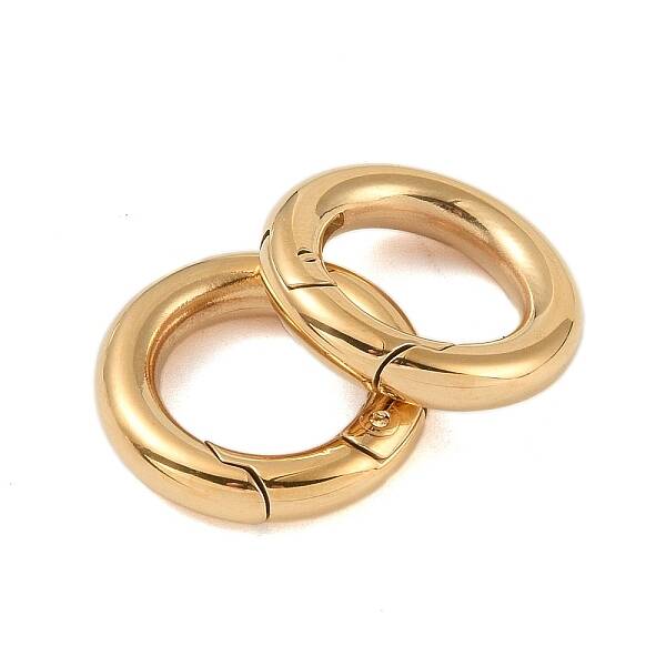 Ion Plating(IP) 316 Stainless Steel Spring Gate Rings