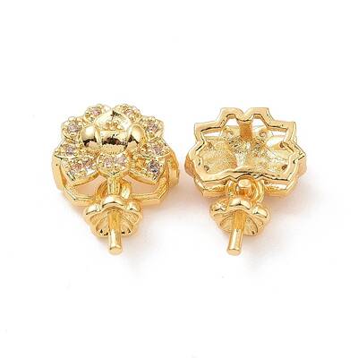 Brass Flower Cup Peg Bails