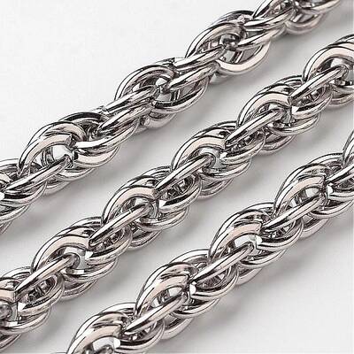 Tarnish Resistant 304 Stainless Steel Rope Chains
