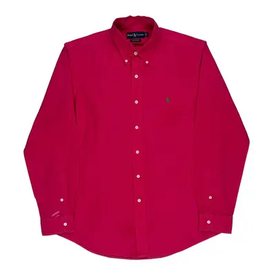 Ralph Lauren Shirt - Large Red Cotton | Size: large