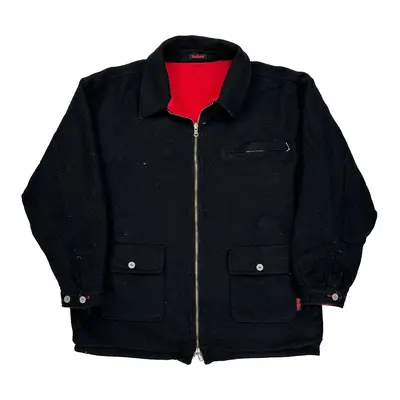 Marlboro Jacket - XL Black Wool Blend