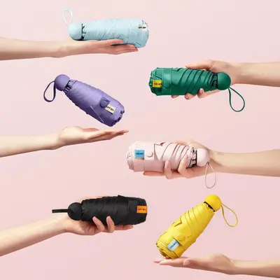 (Please note: It is mini fragile, customers who mind should not purchase it, it can only block the sun) Compact UV Protection...