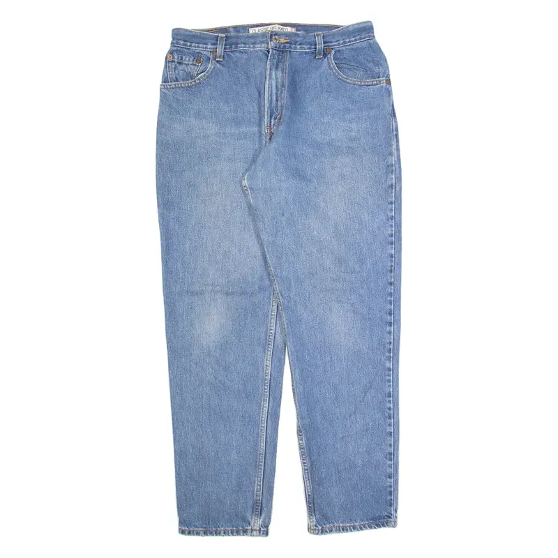 LEVI'S 550 Womens Jeans Blue Relaxed Tapered Stone Wash W32 L32