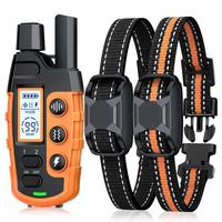Electric Dog Training Collar, Rechargeable Waterproof Dog Training Collar with Shock, Vibration, Beep Modes, Adjustable Dog T...