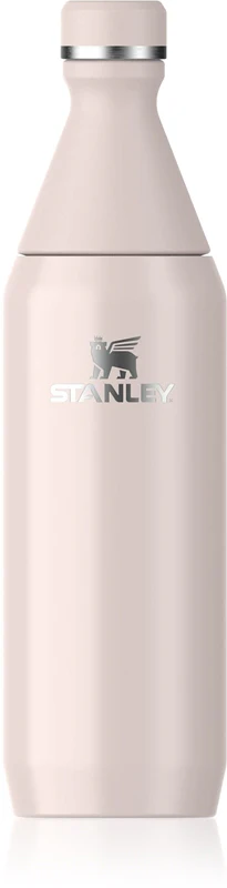 Stanley All Day Slim Stainless Steel Water Bottle Rose Quartz 600ml