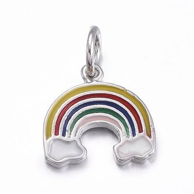 Brass Enamel Charms