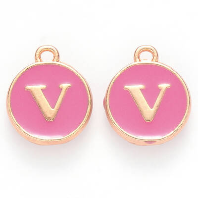 Golden Plated Alloy Enamel Charms