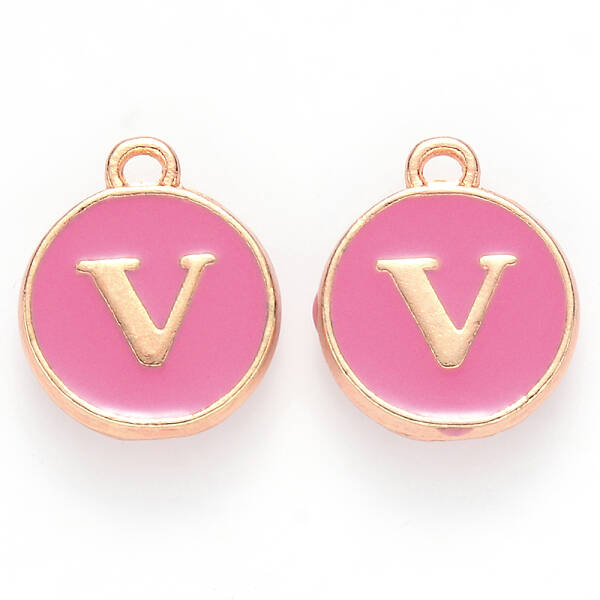 Golden Plated Alloy Enamel Charms