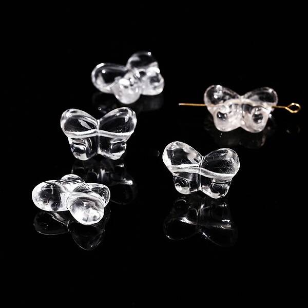 Natural Quartz Crystal Beads