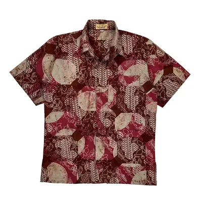 Luza Boutique Hawaiian Shirt - Medium Multicoloured Cotton